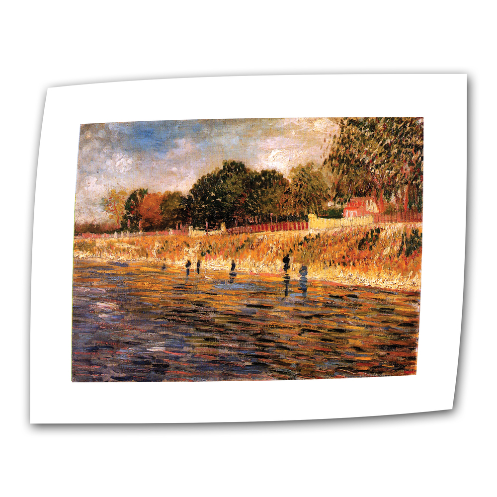 Banks of The Seine-Vincent Van Gogh oil on canvas